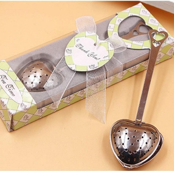BERON Stainless Steel Tea Time Heart Tea Infuser New - Picture 3 of 5